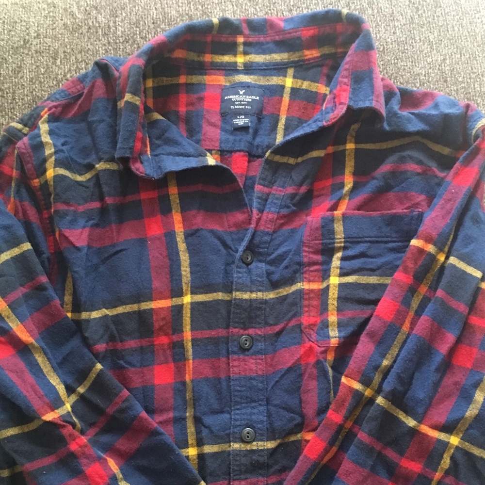 American eagles plaid flannel
